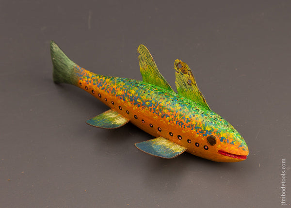 Swimming Fish Decoy by ROBERT LINDNER, Clarence, N.Y. - 111260 – Jim Bode  Tools