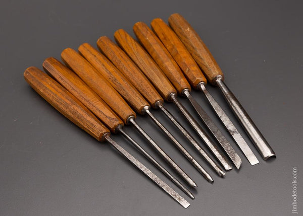 Set of 9 PFEIL SWISS MADE Carving Tools Gouges - 104215 – Jim Bode Tools