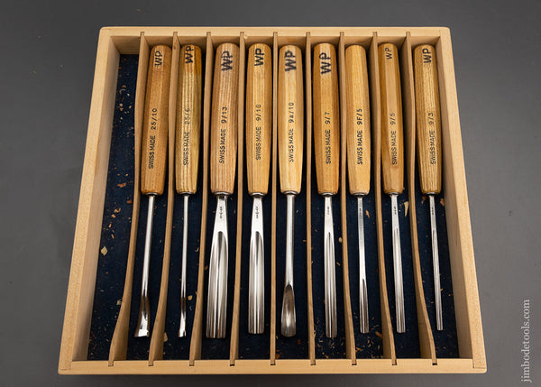 Set of 9 PFEIL SWISS MADE Carving Tools Gouges - 104215 – Jim Bode Tools