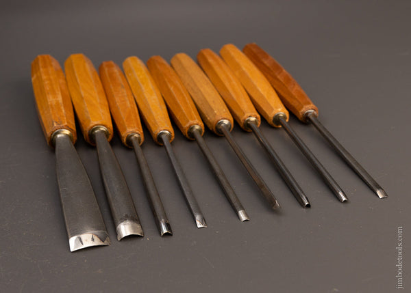 Set of 9 PFEIL SWISS MADE Carving Tools Gouges - 104215 – Jim Bode Tools