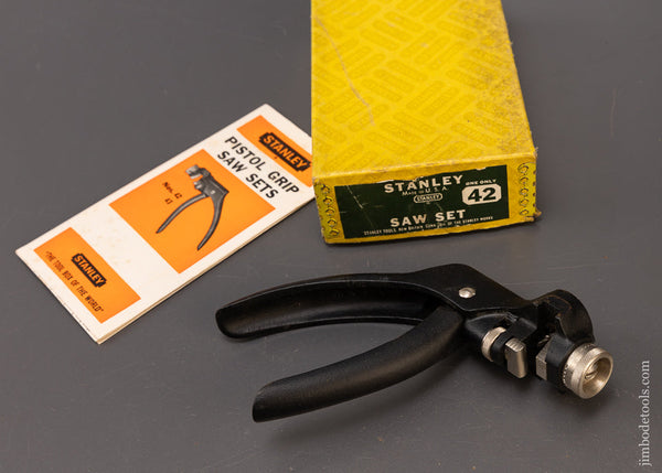 STANLEY No. 42 Saw Set with Partial Decal - 106766 – Jim Bode Tools