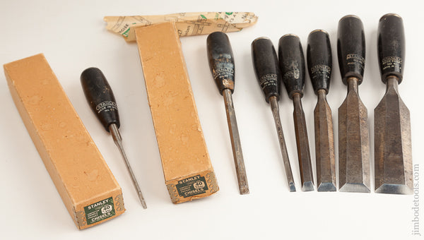 Sold at Auction: Assorted Woodworking Chisels Inc, Stanley, Elmo, Bahco,  Paulcall, etc.