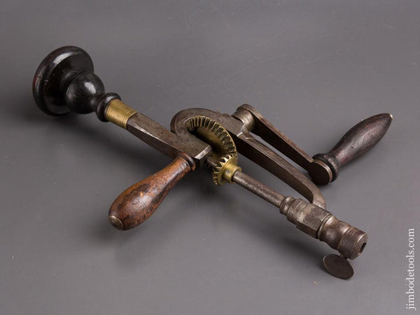 Old Single Pinion Manual Hand Drill Stock Image - Image of single, wooden:  107114383