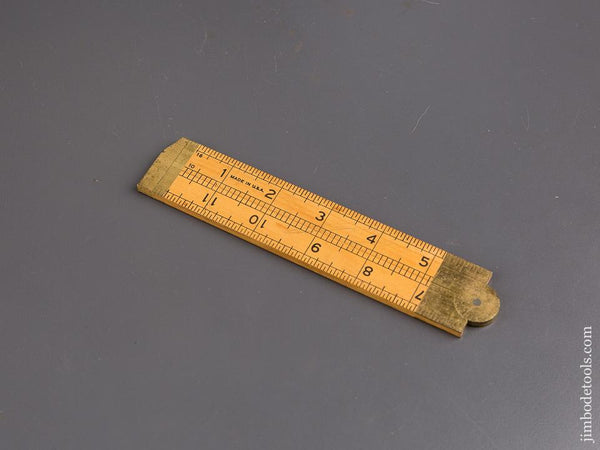 Vintage Wooden Folding Ruler Stanley No. 66 1/2 Boxwood 36 Inch Brass hotsell Fittings