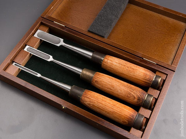 $110. Narex 852100 3 Piece Set Japanese Style Dovetail Chisels 1/4