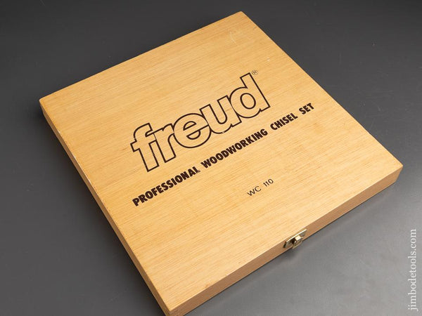 FREUD No. WC-110 Set of Ten Woodworking Chisels with Decals in Original Box  - 85005