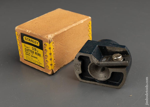 STANLEY 3/8 inch Cutter Head for STANLEY No. 77 Dowel Machine MINT in  Original Box - 91891