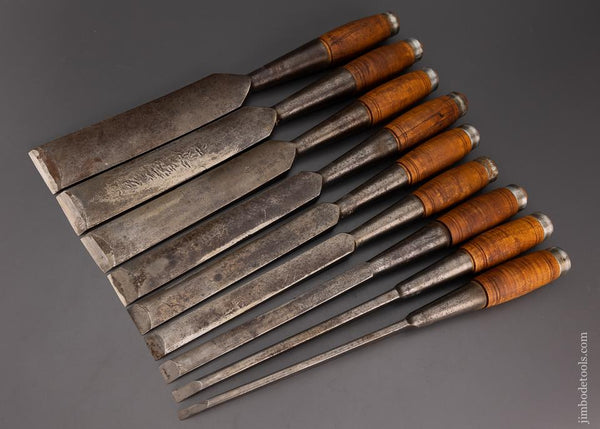 Sold at Auction: Assorted Woodworking Chisels Inc, Stanley, Elmo, Bahco,  Paulcall, etc.