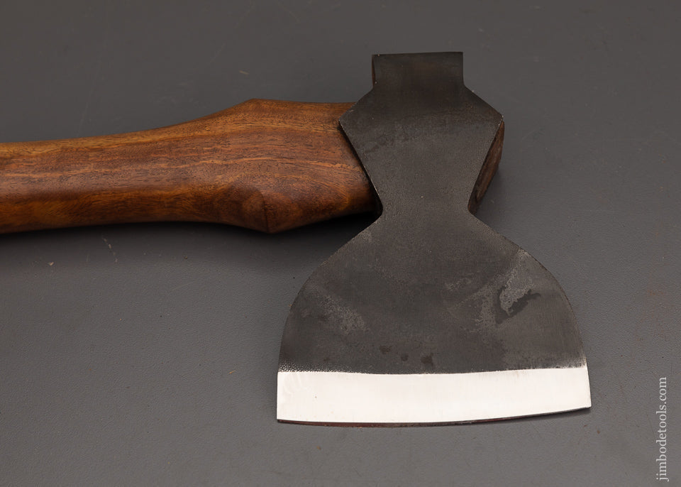 Gorgeous Single Bevel Side Axe w/ Rosewood Handle Right Hand Bench Axe - 100606