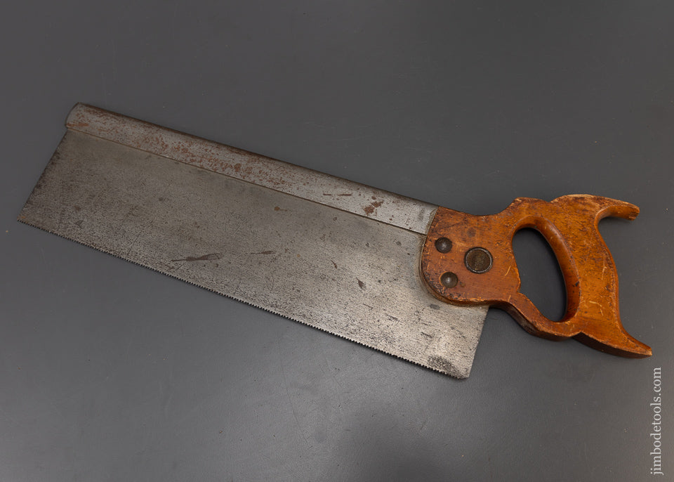 Rare Size 16 Inch DISSTON No. 4 Back Saw - 108858