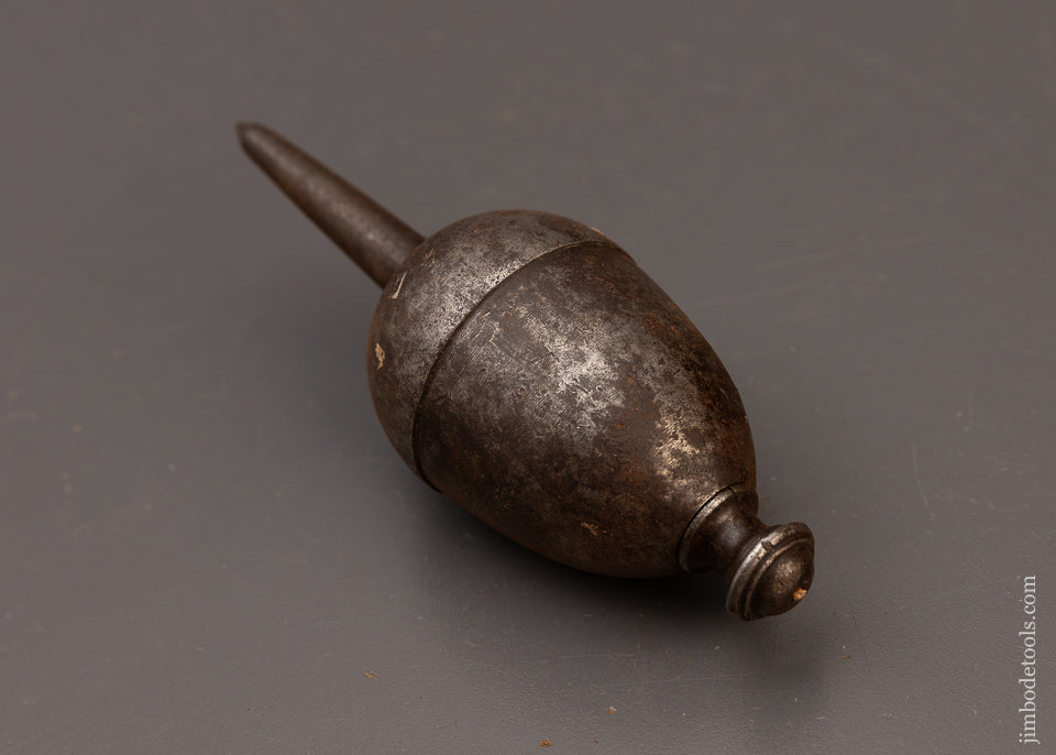 18th Century 5 3/4 Inch Iron Plumb Bob - 111667