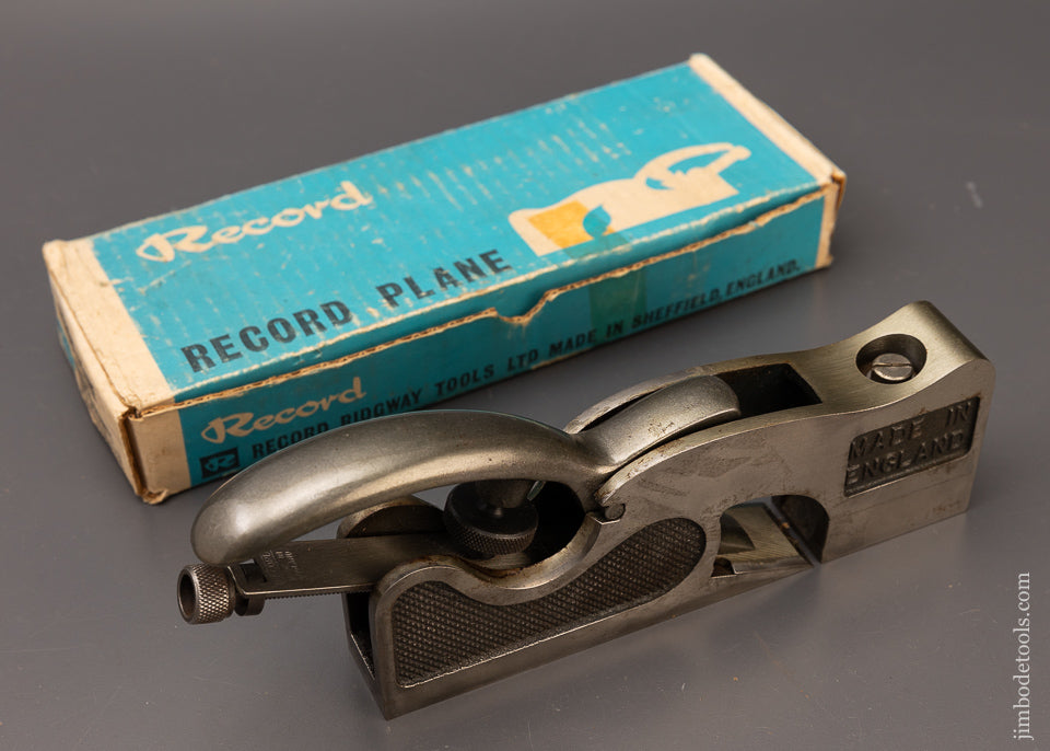 Mint in Box RECORD No. 073 Shoulder Plane - 111719