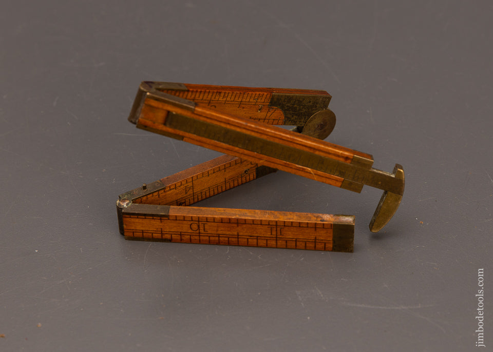 Fine STANLEY No. 32 Boxwood Caliper Rule - 111798