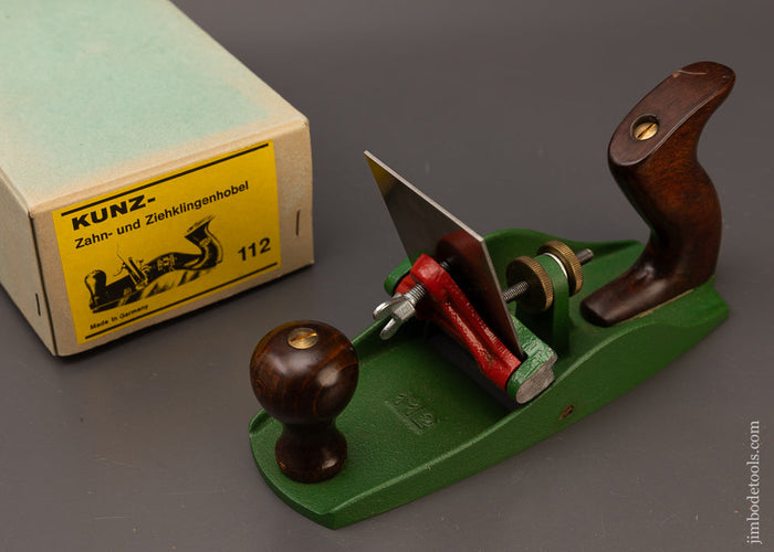 KUNZ No. 112 Scraper Plane Mint in Box - 111895