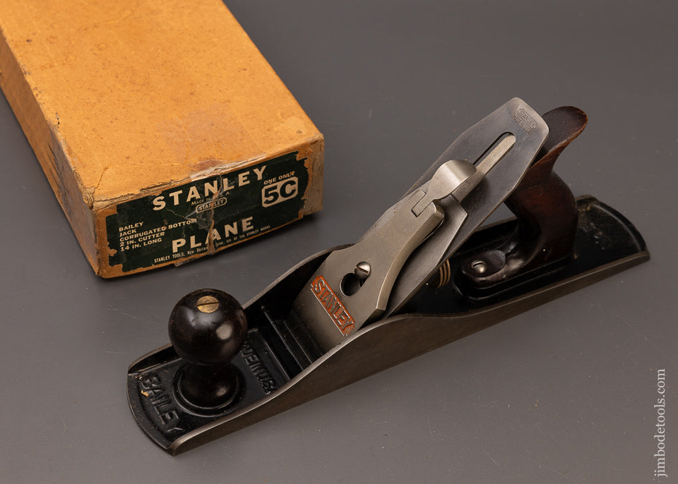 STANLEY No. 5C Jack Plane Near Mint in Box - 111898