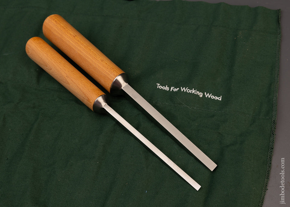 Mint Pair RAY ILES Pig Sticker Mortise Chisels - 111923