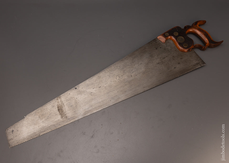 Astonishing Early English Split Screw Hand Saw by SPEAR & JACKSON Tuned by Michael Merlo - 112201