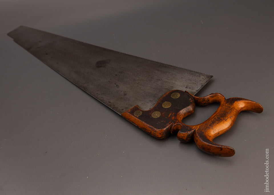 Astonishing Early English Split Screw Hand Saw by SPEAR & JACKSON Tuned by Michael Merlo - 112201