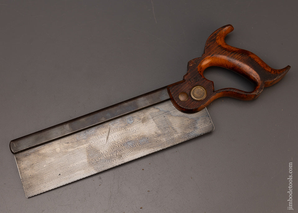 Fine BISHOP No. 7 Dovetail Saw Tuned by Michael Merlo - 112221