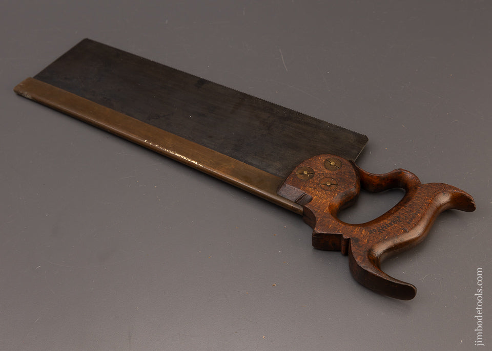 Stunning Triple Medallion Brass Back Tenon Saw by GROVES Tuned by Michael Merlo - 112251