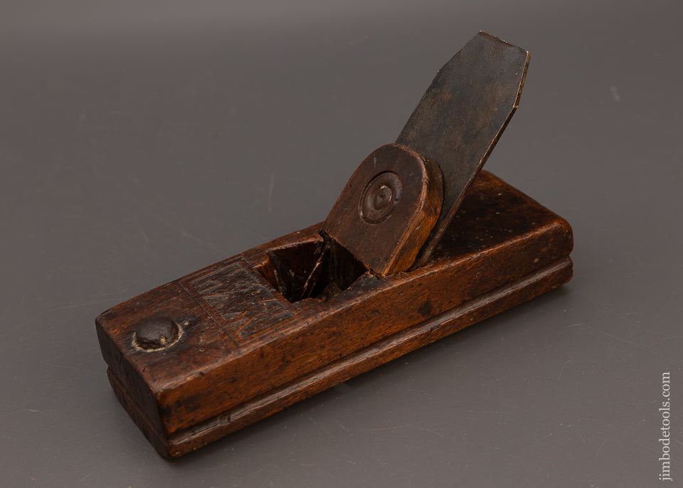 Carved & Dated 1791 Dutch Scrub Plane - 112787