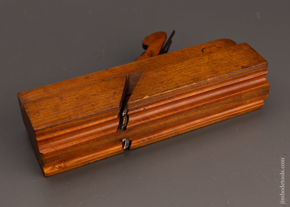 Rare Configuration Double Side Bead Moulding Plane by A. CUMINGS BOSTON Ca. 1828-72 -  - 112924