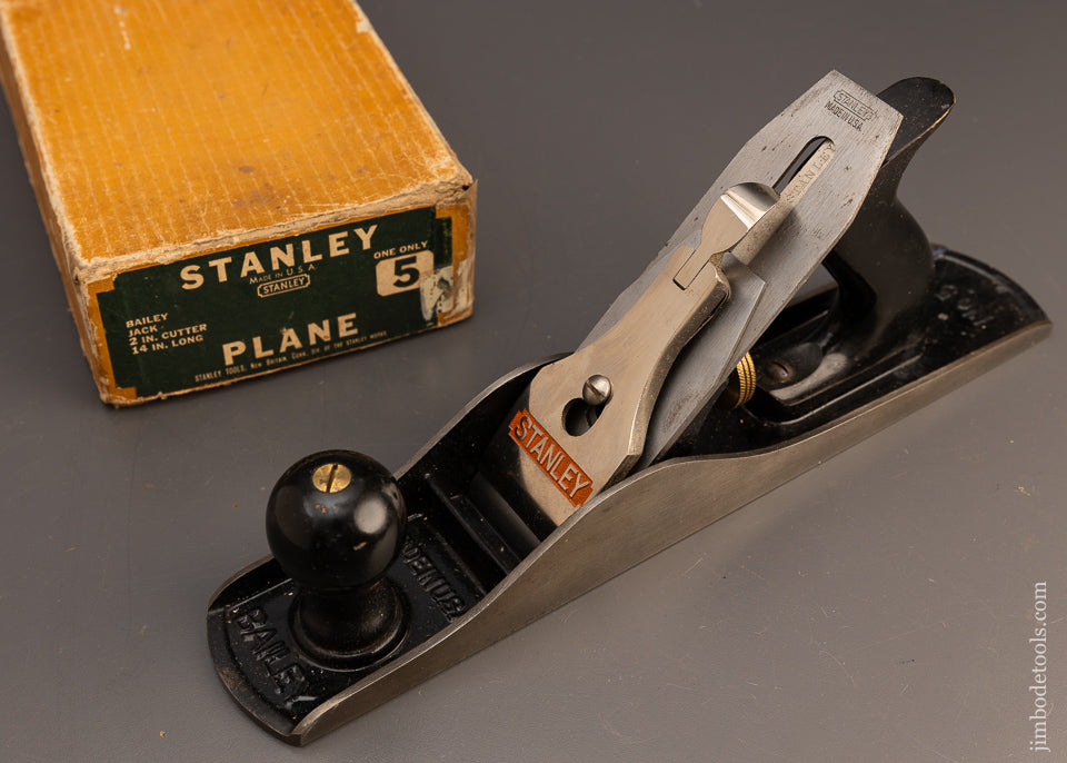 STANLEY No. 5 Jack Plane Near Mint in Box - 113072