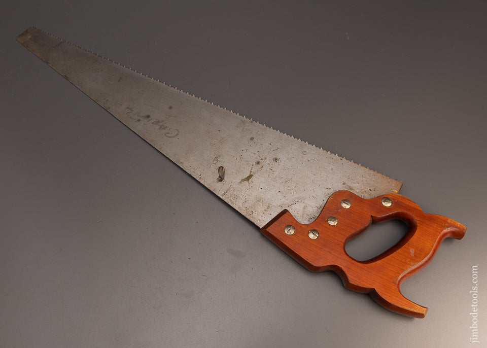 Near Mint New Old Stock DISSTON No. D-23 Hand Saw - 113216