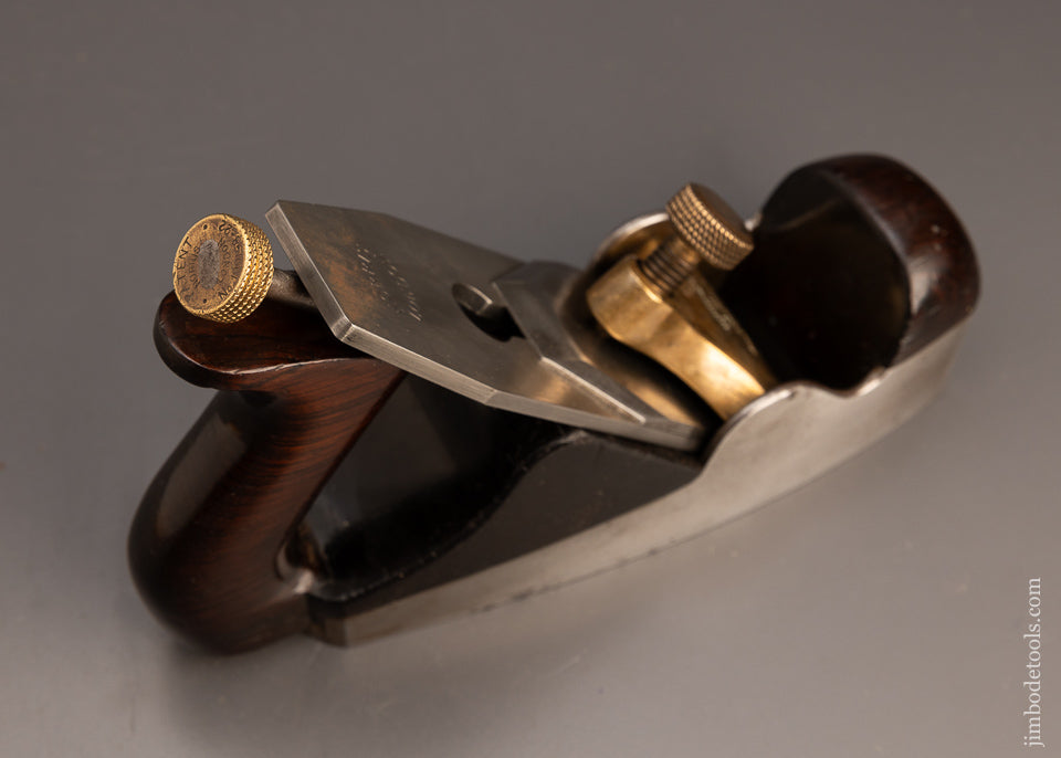 Fantastic NORRIS No. A2 Dovetailed Rosewood Infill Smooth Plane Pre-War - EXCELSIOR 113226