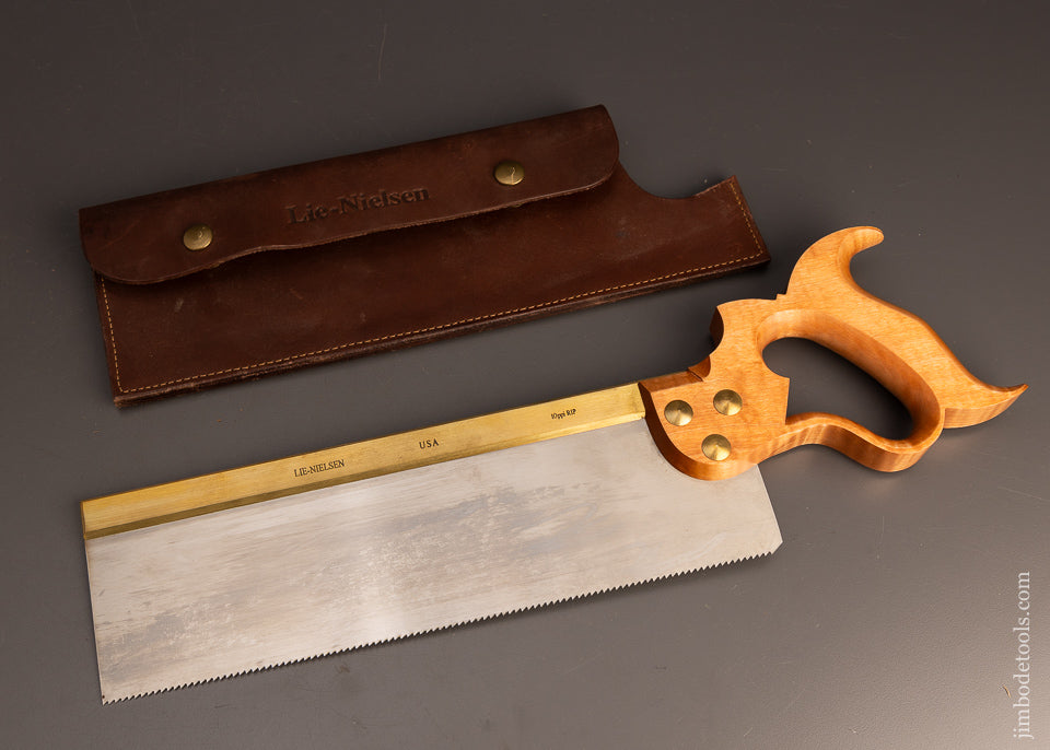 Discontinued Size LIE NIELSEN 12 Inch Tenon Saw with Sheath - 113389