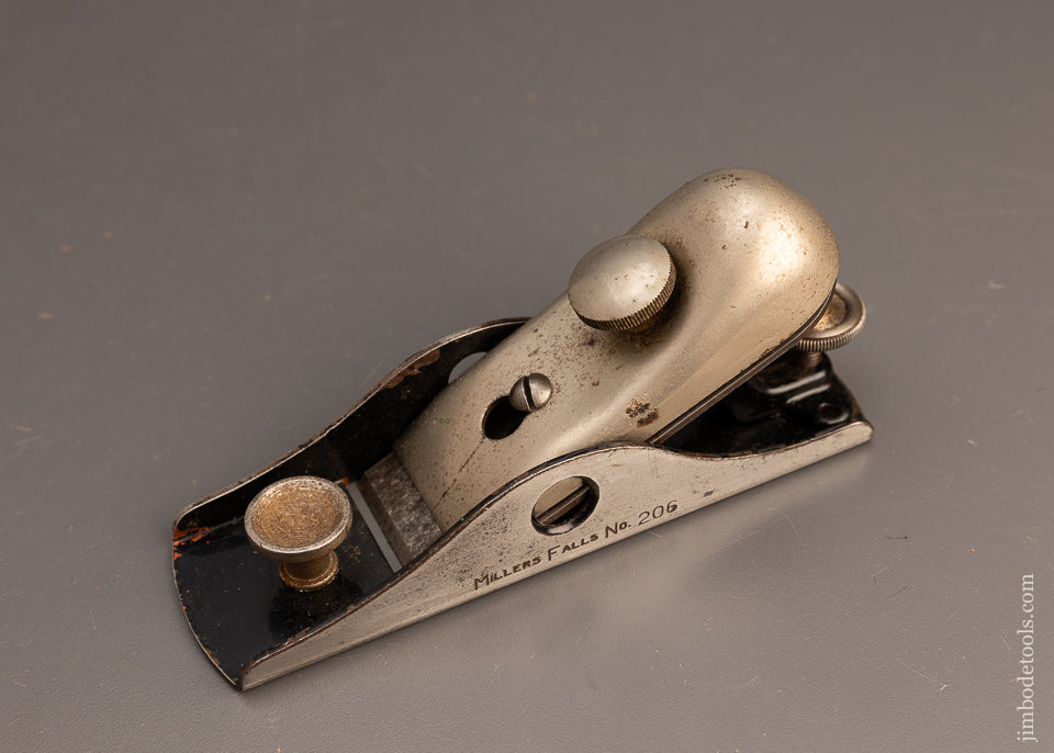 Extra Fine MILLERS FALLS No. 206 Steel Body Block Plane - 113393