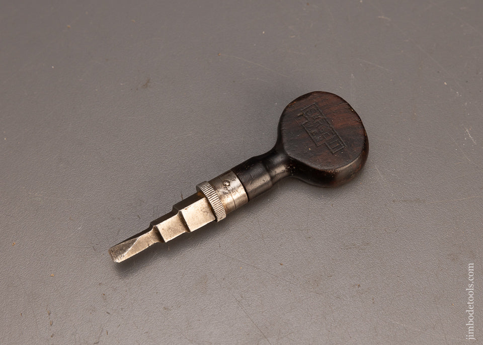 Rare SARGENT Rosewood Handle Locksmith’s Screw Driver - 113435