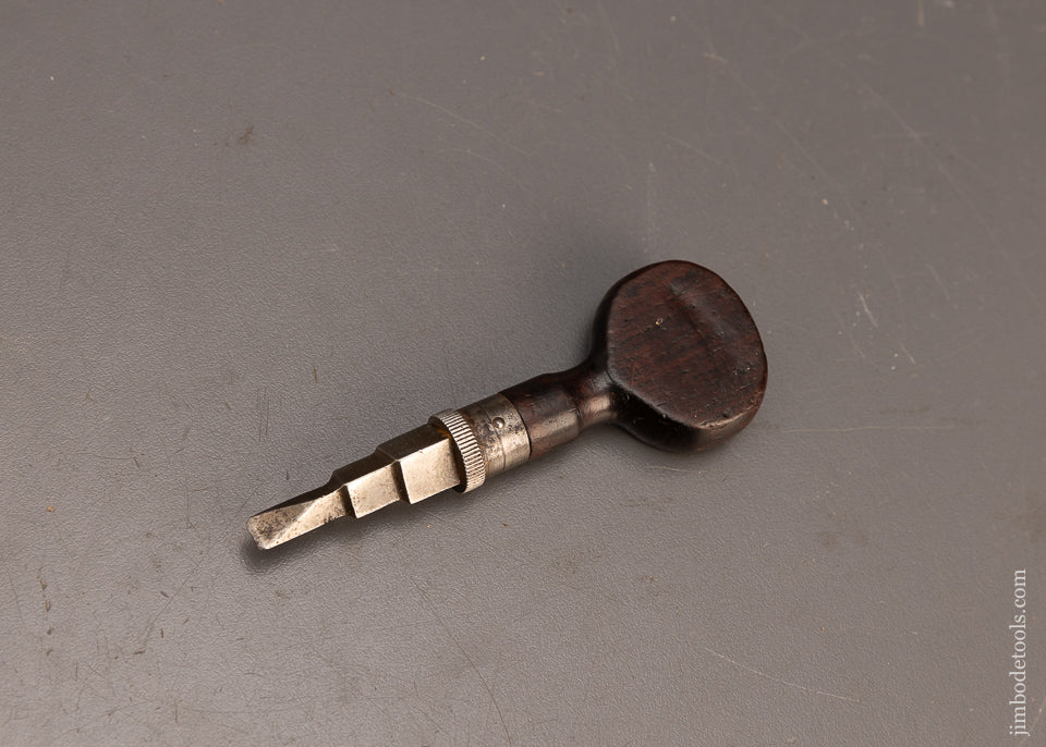 Rare SARGENT Rosewood Handle Locksmith’s Screw Driver - 113435