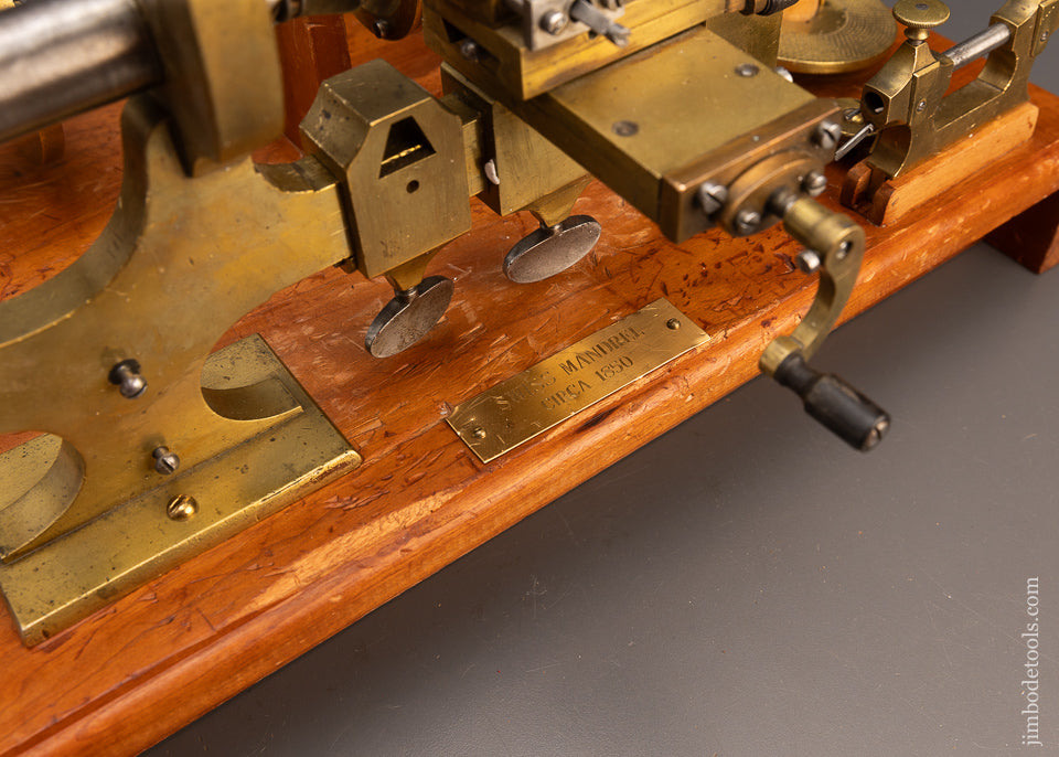 Spectacular 19th Century Watch Maker’s Lathe, Mandrel & Accessories - 113544 - AS OF FEB 10