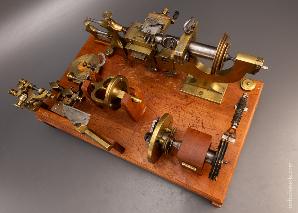 Spectacular 19th Century Watch Maker’s Lathe, Mandrel & Accessories - 113544 - AS OF FEB 10