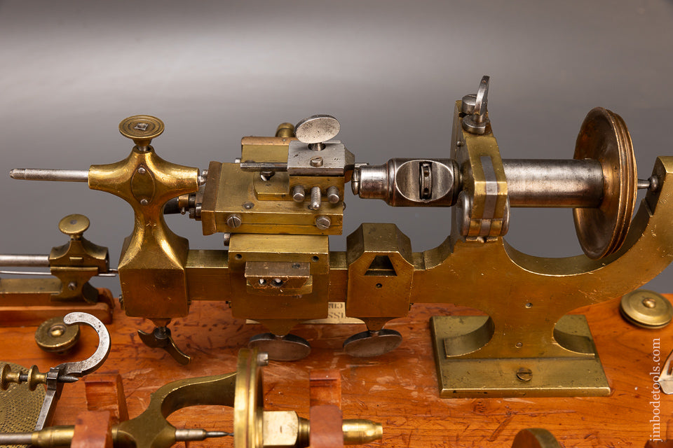 Spectacular 19th Century Watch Maker’s Lathe, Mandrel & Accessories - 113544 - AS OF FEB 10