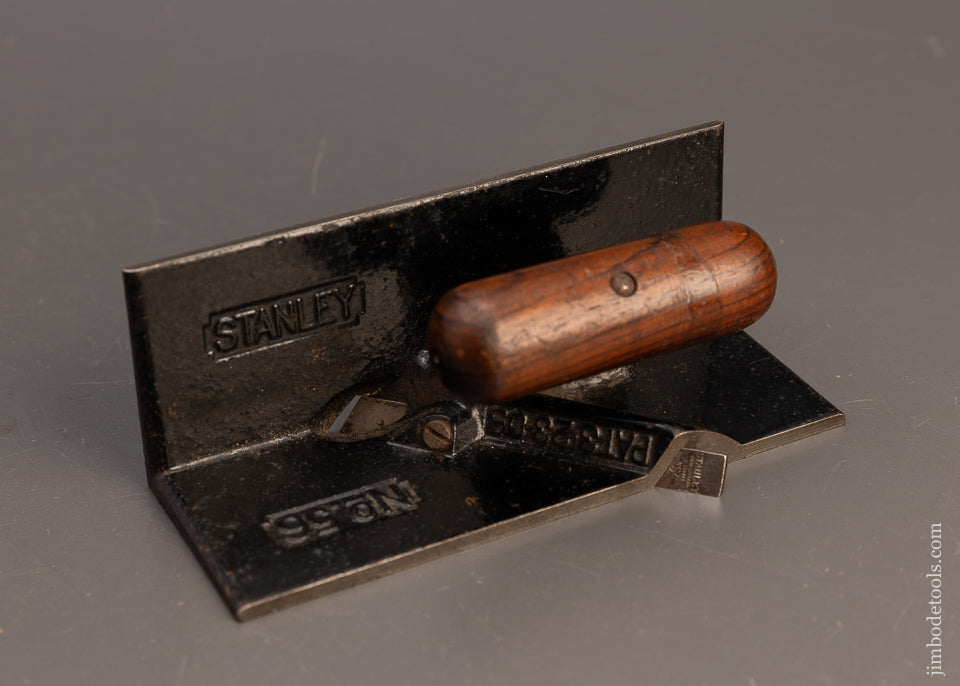 Premium Crisp Fine STANLEY No. 56 Core Box Plane 1909 PATENT - 113613