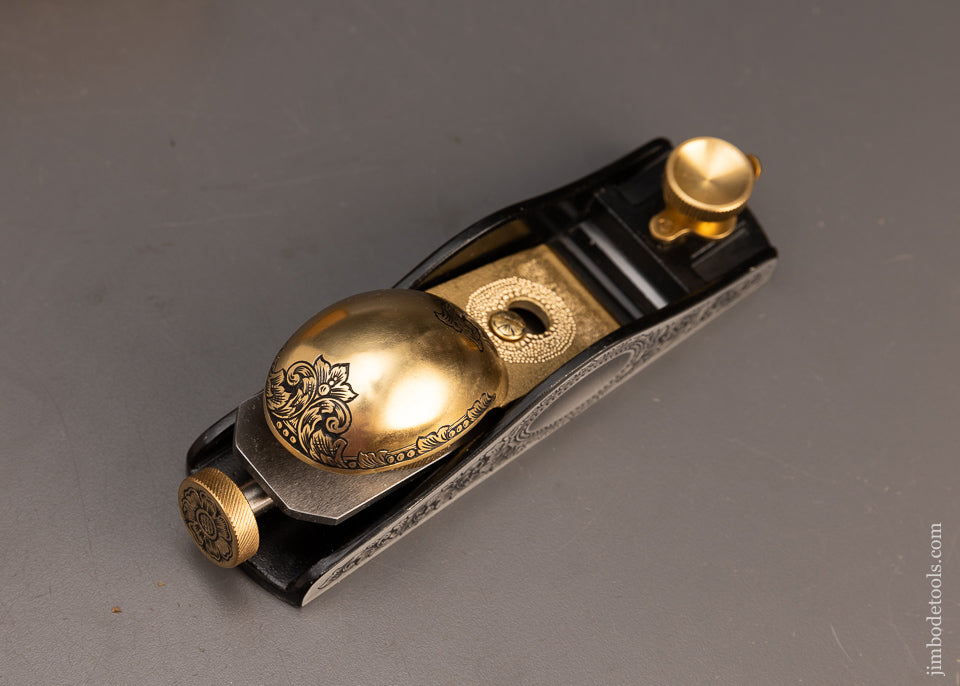 Stunning Hand Engraved Low Angle Block Plane by MIKHAIL DAVYDOV - 113789