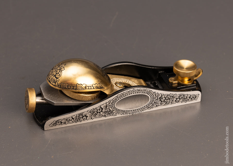 Stunning Hand Engraved Low Angle Block Plane by MIKHAIL DAVYDOV - 113789