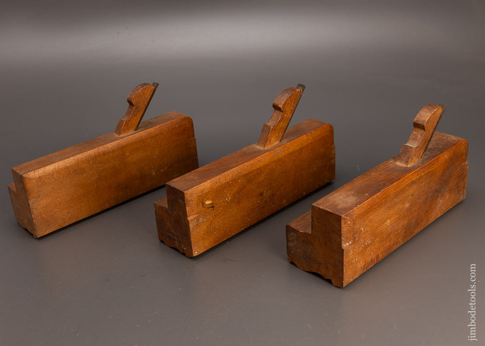 Spectacular Set of 3 Monstrously Wide Moulding Planes by BENSEN & CRANNELL - 113796