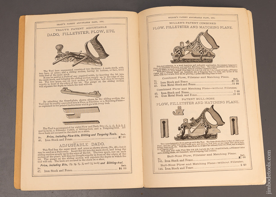 ORIGINAL 1888 STANLEY Catalog - 113852