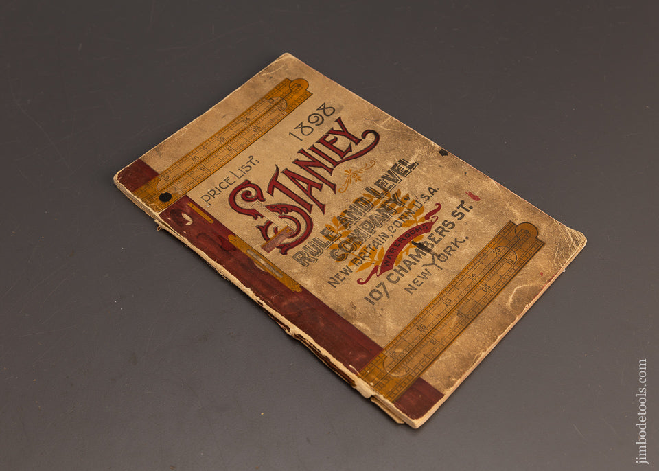 ORIGINAL 1898 STANLEY Catalog - 113869