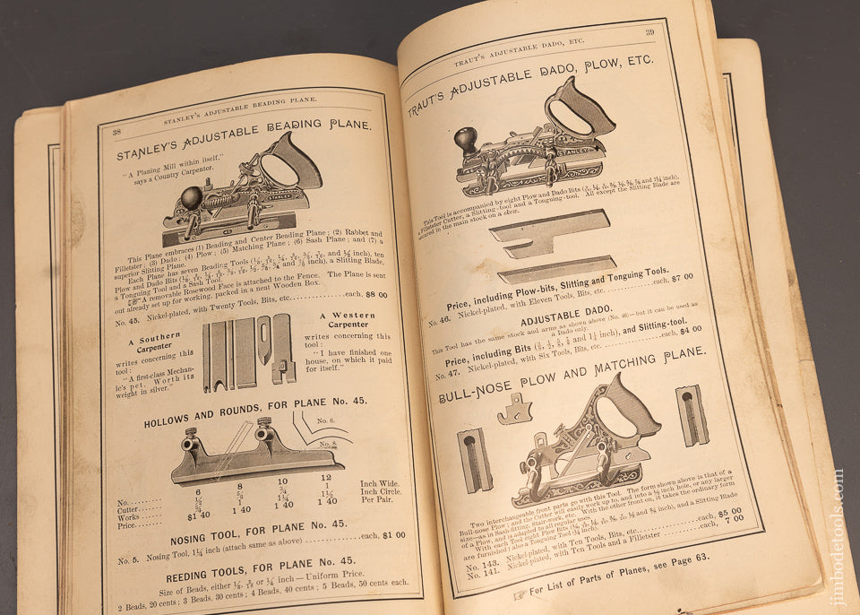 ORIGINAL 1898 STANLEY Catalog - 113869