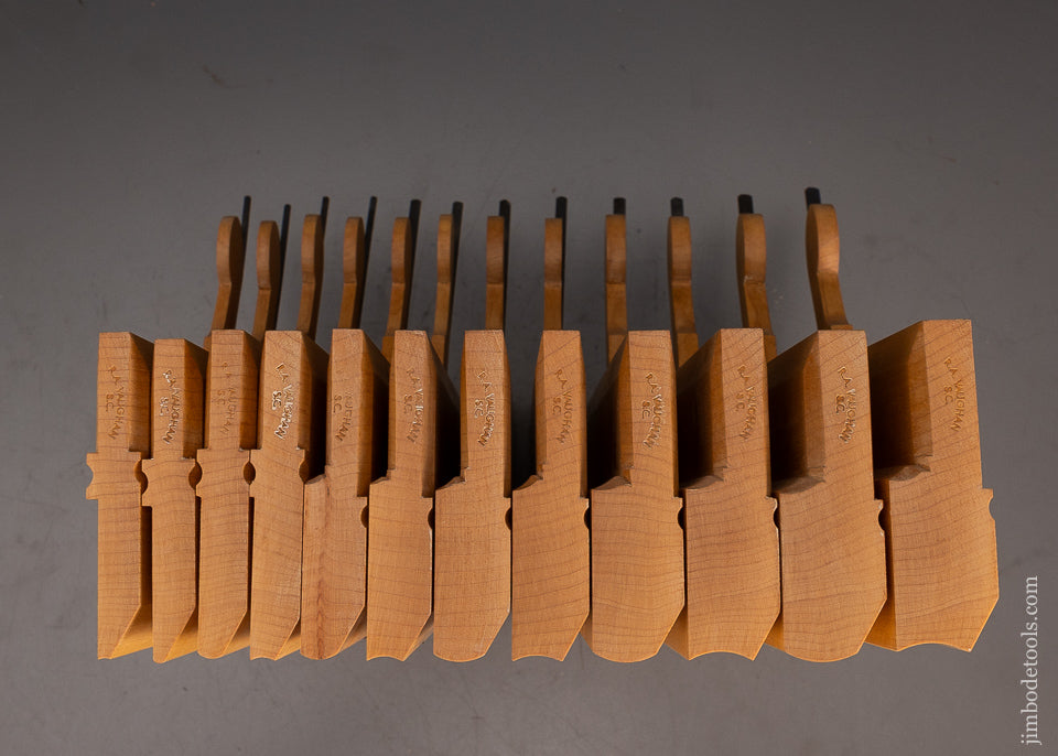 Mint Unused Set of 12 Hollow & Round Planes by Modern Maker ASHLEY VAUGHN - 113971