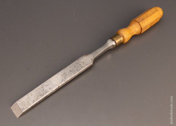 1 Inch Boxwood Handled Tang Firmer Chisel - 114105