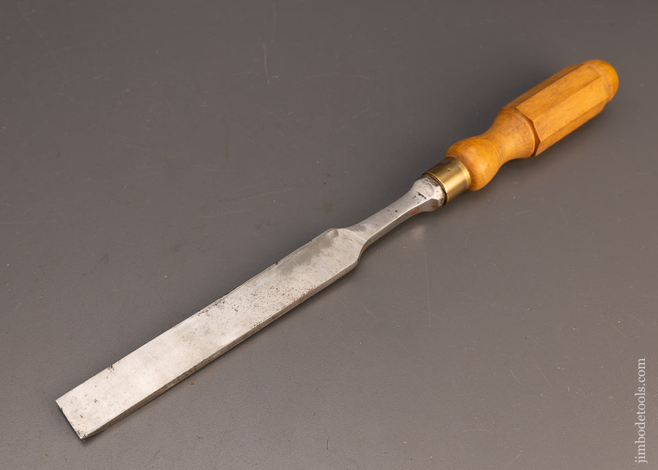 1 Inch Boxwood Handled Tang Firmer Chisel - 114105