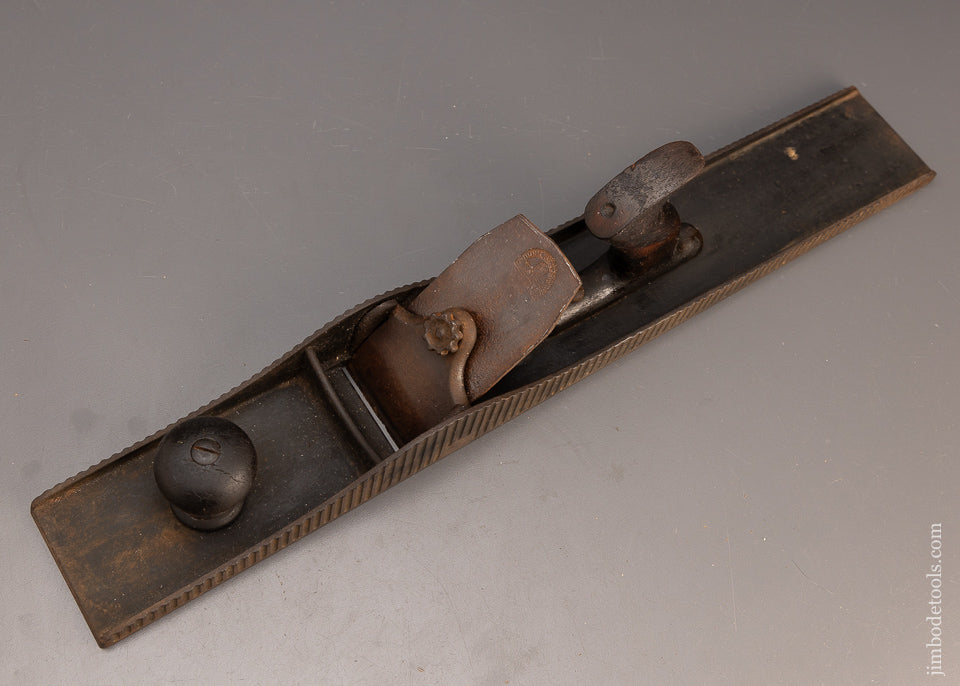 Rare & Fine MAR. 4, 1879 RODIER’S PATENT Jointer Plane with Vertical Post Coil Spring Adjustment Type One - 114124