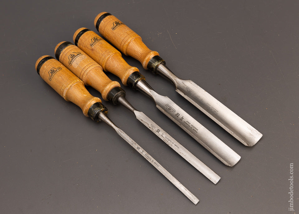 Near Mint Set of 4 Gouges by NOOITGEDAGT - 114232