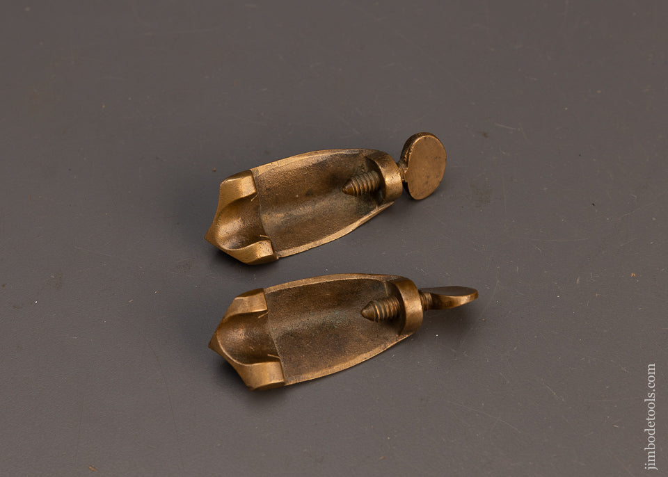 Mint JULY 14, 1885 PATENT Brass Universal Chamfer Guides for Draw Knives - 114277