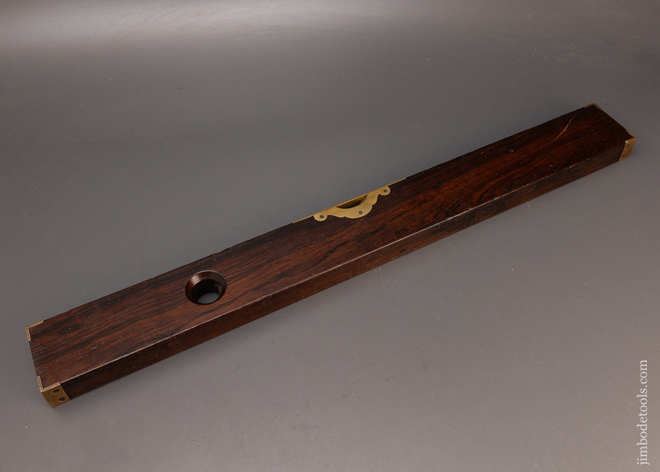 Stunningly Grained Solid Rosewood 30 inch STANLEY No. 11 Plumb & Level - 114326